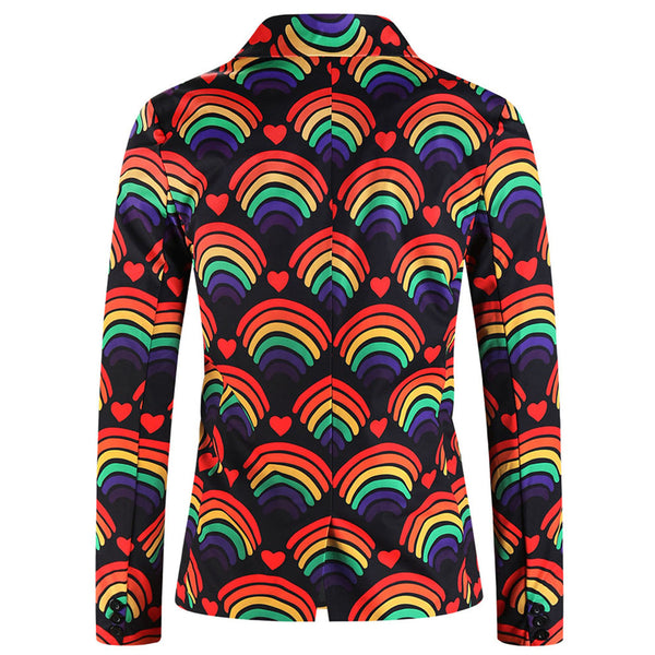 Men's Multicolor Printed Blazer #X1902