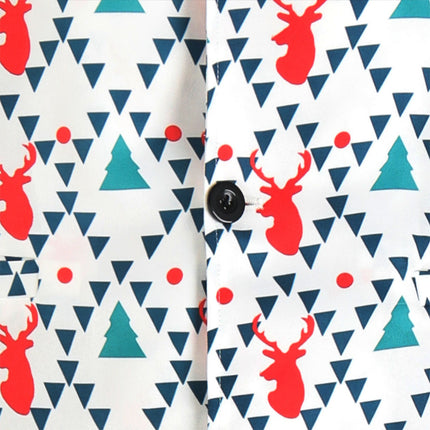 Men's Geometric Print Vest #MJ627 - Vests | Multicolour / M