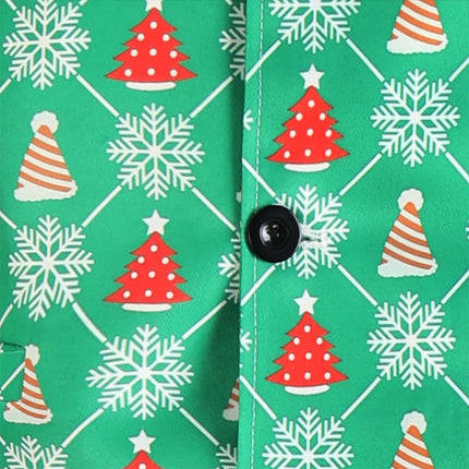 Men's Christmas Print Vest #MJ623 - Suits | Multicolour / M
