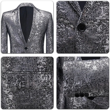 Men's Shiny Sequins Tuxedo  #S7010