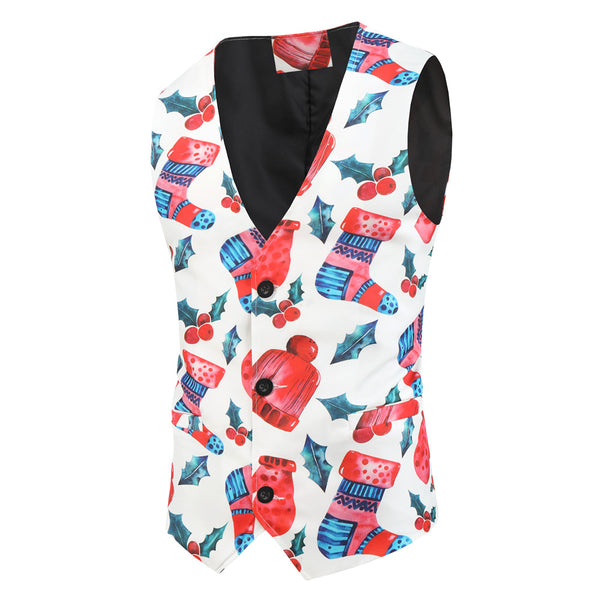Men's Stylish Printed Vest #MJ030