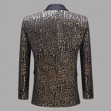 Men's Classic Leopard Tuxedo  #S7013