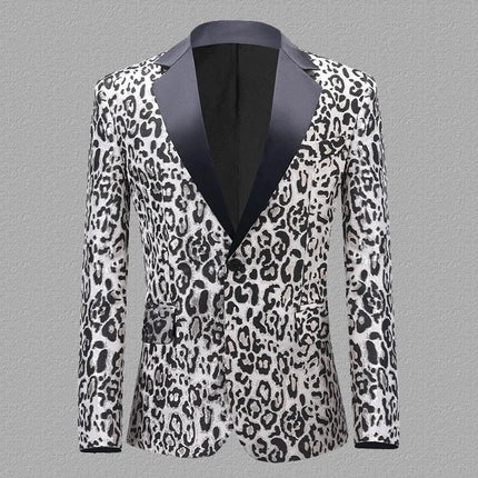 Men's Classic Leopard Tuxedo  #S7013