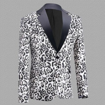 Men's Classic Leopard Tuxedo  #S7013