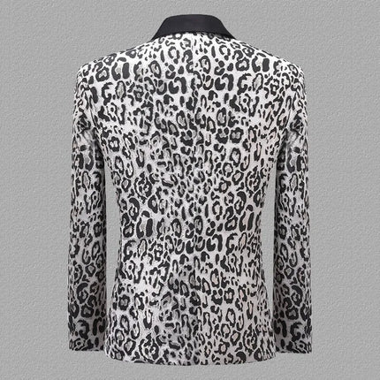 Men's Classic Leopard Tuxedo  #S7013