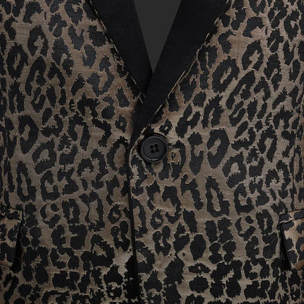 Men's Classic Leopard Tuxedo  #S7013