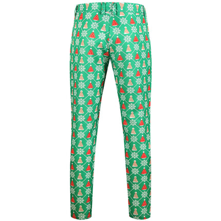 Men's Christmas Printed Pants #XK623 - Pants | Multicolour / M