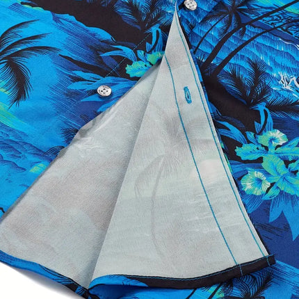 Men's Summer Print Shirt #25060913 - | Color1 / XS
