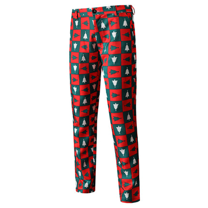 Men's Christmas Three-Piece Suit #3TZMK43 - Suits | Multicolour / M