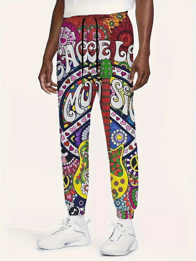 Men's Stylish Printed Pants #25625008 - Pants | Multicolour / S