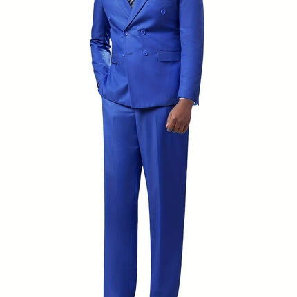 Men's Formal 2pcs Suit #25062390 - Suits | Blue / XS