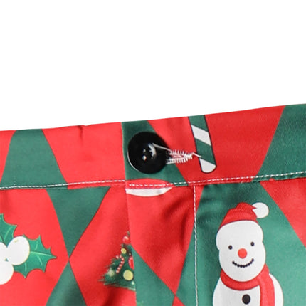 Men's Christmas Printed Vest Suit #2TZMK47 - Suits | Multicolour / M