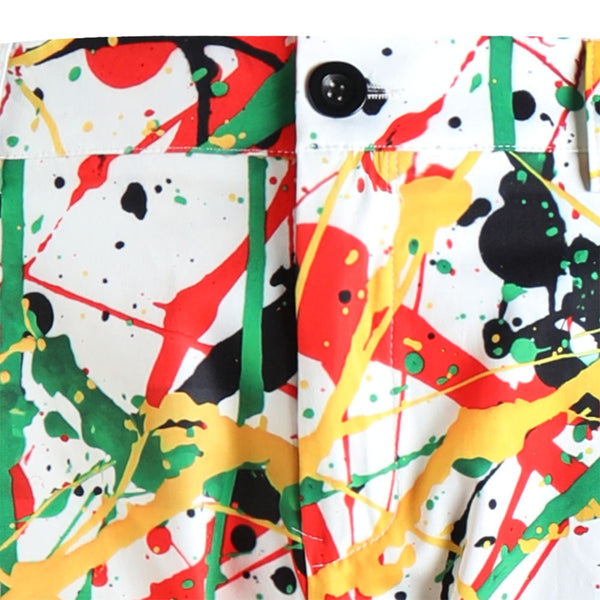 Men’s Artistic Print Pants #XK1102