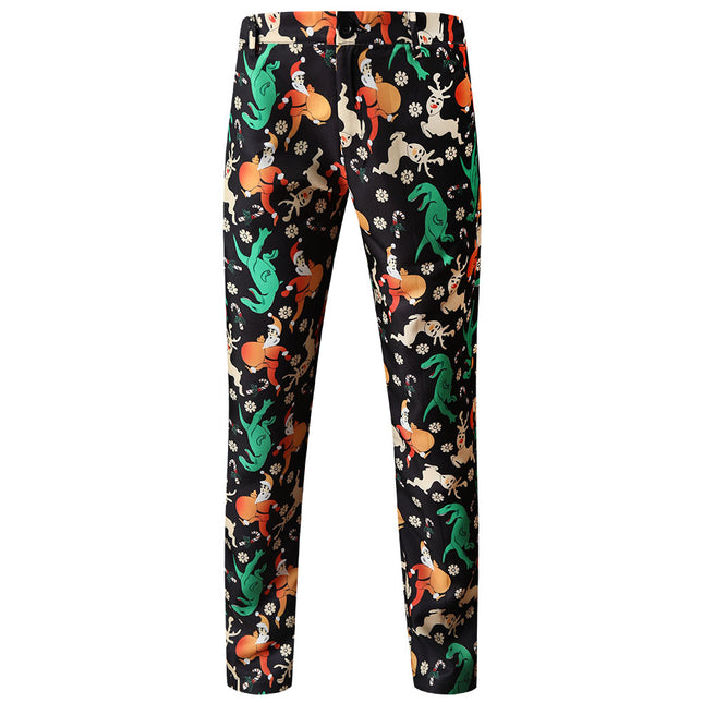 Men's Colorful Printed Pants #XK49 - Pants | Multicolour / M