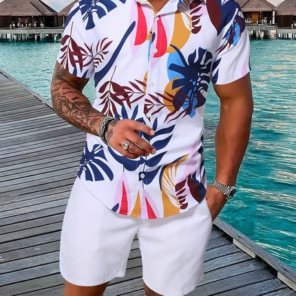 Men's Print 2pcs Set #25061353 - | Multicolour / S