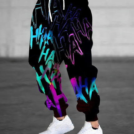 Men's Casual Print Joggers #25625009 - Pants | Multicolour / S