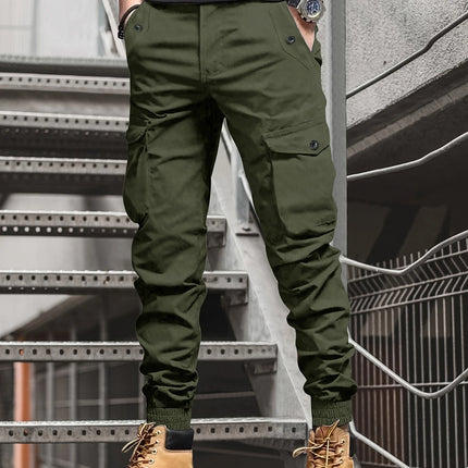 Men's Casual Cargo Pants #25624006 - Pants | Army Green / S