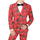 Red / M / Jacket + Vest + Pants