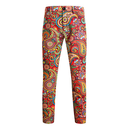 Colorful Paisley Suit for Men - Stylish & Elegant - Suits | Multicolour / M