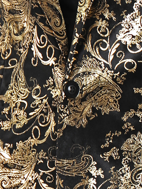 Men's Royal Gilded Suit #2TZ-XX2590