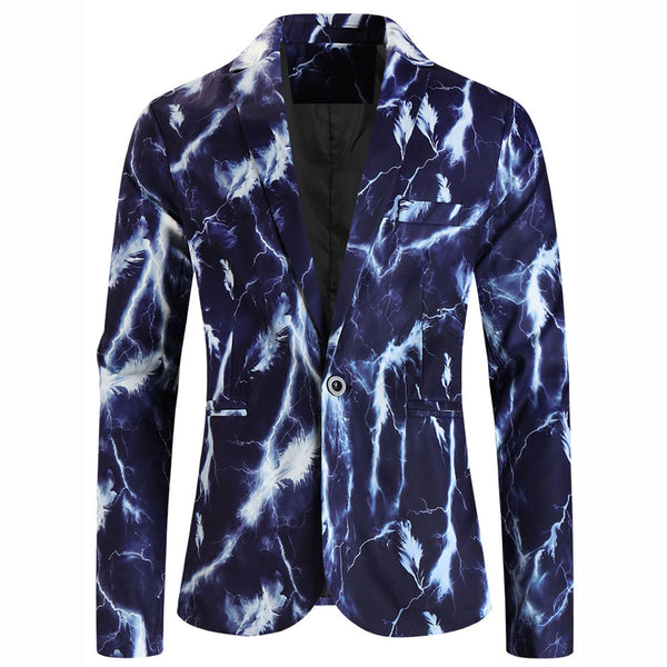 Men's Print Suit #2TZ1210