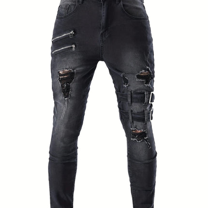 Men's Fashion Jeans #25062183 - | Black / S