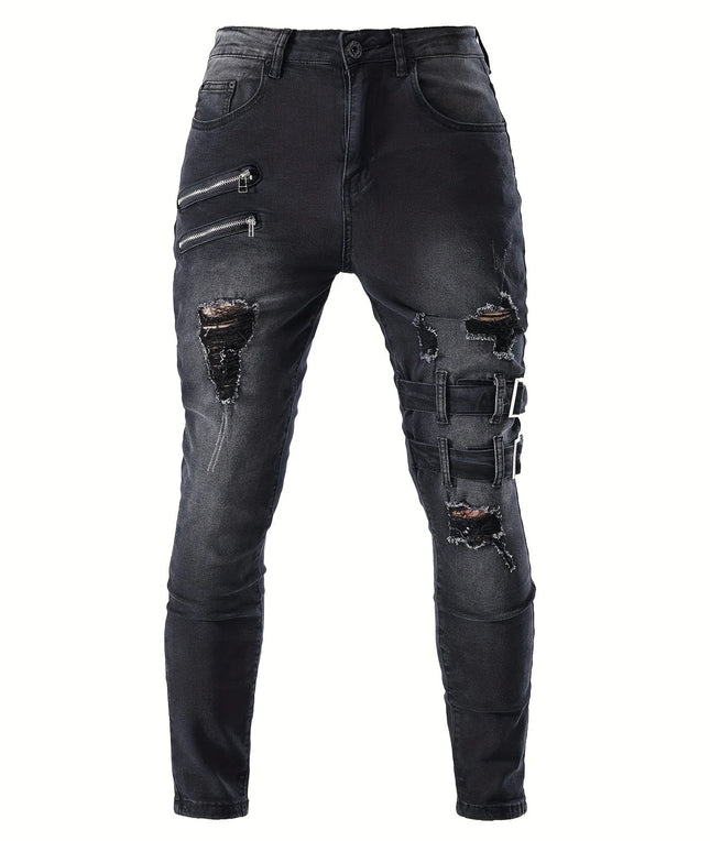 Men's Fashion Jeans #25062183 - | Black / S