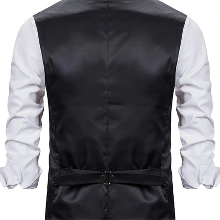 Men's Floral Print Vest #25061767 - Vests | Black / S
