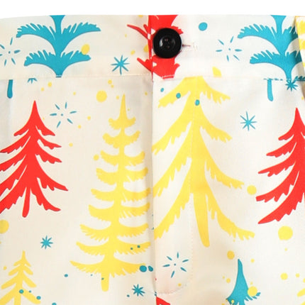 Men's Christmas Tree Printed Pants #XK624 - Pants | Multicolour / M