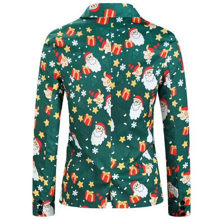 Men's Christmas Three-Piece Suit #3TZMK637 - Suits | Multicolour / M