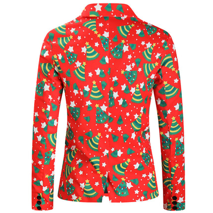 Men's Christmas Three-Piece Suit #3TZMK640 - Suits | Multicolour / M