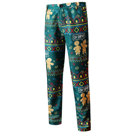 Men's Printed Vest Suit #2TZMK52 - Suits | Multicolour / M