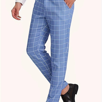 Men's Classic Plaid Pants #25061772 - Pants | Yellow / S