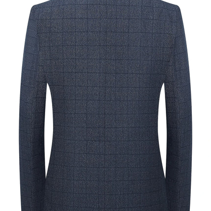 Men's Vintage Plaid Blazer #25062396 - Blazers | Sea Blue / M