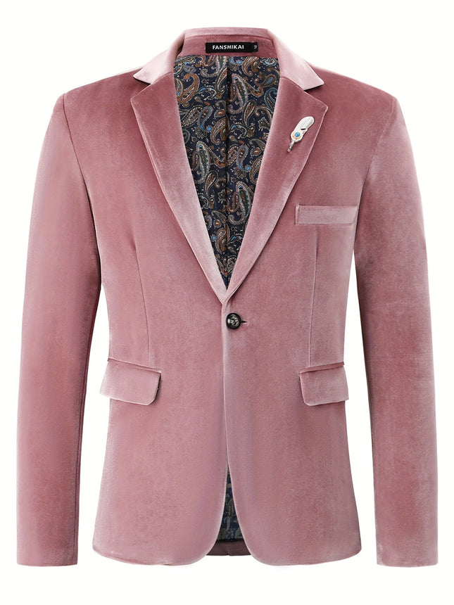 Men's Retro Elegant Blazer #25061770 - Blazers | Color1 / S