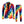 Men's Rainbow Print Suit #2TZ2503
