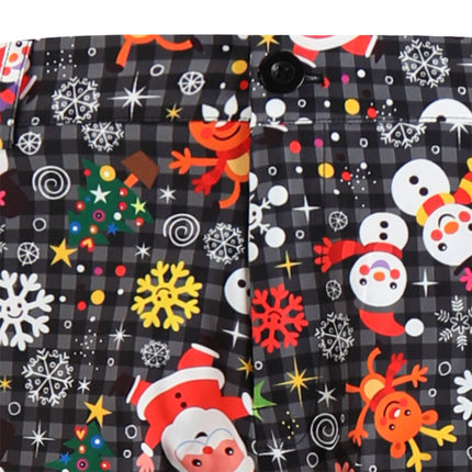 Men's Christmas Print Pants #XK660 - Pants | Multicolour / M