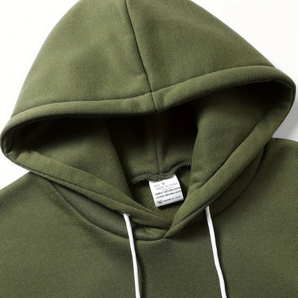 Men's Color Block Hoodie #25701040 - | Army Green / S