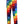Regenbogen-Mehrfarbige Freizeithose