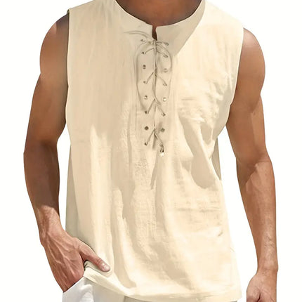 Men's Sleeveless Shirt #25061240 - | Beige / S