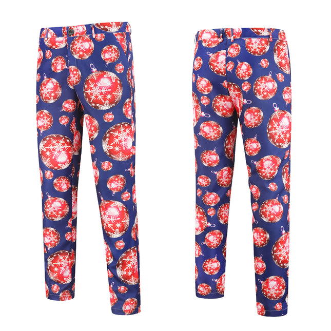 Men's Christmas Stylish Printed Pants #XK29 - Pants | Multicolour / M