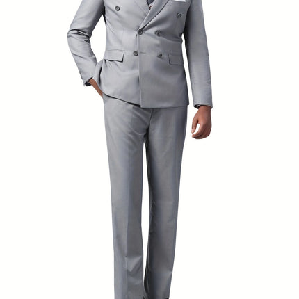 Men's Formal 2pcs Suit #25062390 - Suits | Blue / XS