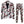 Men's Poker Print Suit #2TZ149