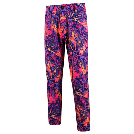 Holiday Style Printed Leisure Pants - Pants | Multicolor Purple / M