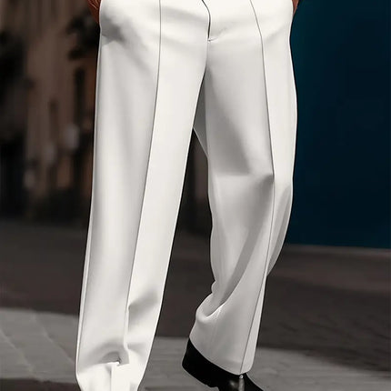 Men's Loose Casual Pants #25061351 - Pants | White / M