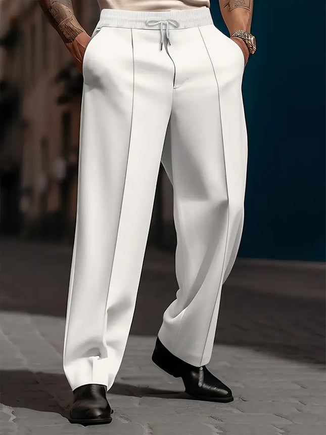 Men's Loose Casual Pants #25061351 - Pants | White / M