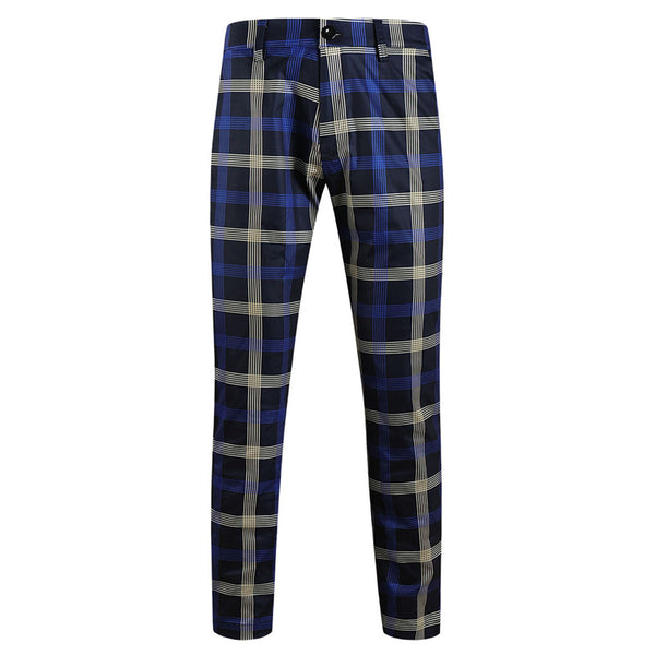 Men's Classic Plaid Suit #2TZ6021