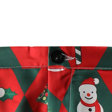 Men's Christmas Print Pants #XK47 - Pants | Multicolour / M