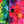 Men's Colorful Printed Vest Suit