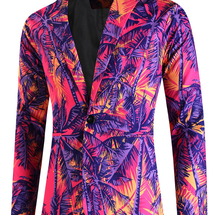 Men's Print Suit #2TZ2507 - Suits | Multicolour / M